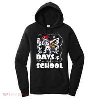 Happy 101 Days Of School Funny Dabbing Dog Pencil Women's Hoodie thumb 0