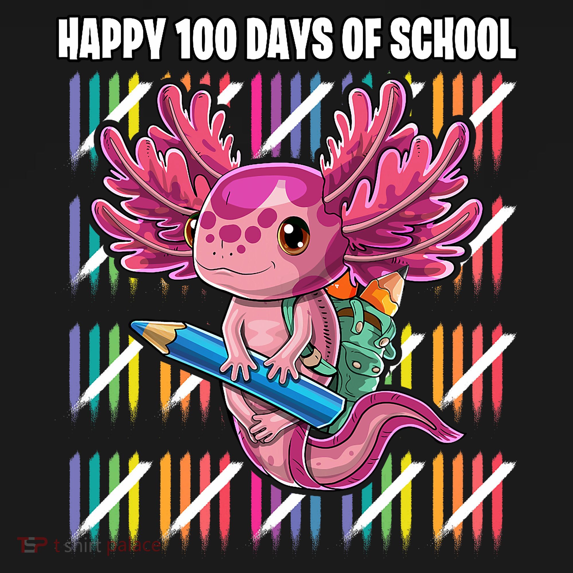 Happy 100 Days Of School Axolotl Kindergarten Costume Sweatshirt