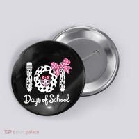Happy 101 Days Of School Funny Student Teacher Button thumb 0
