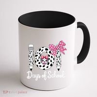 Happy 101 Days Of School Funny Student Teacher Coffee Mug thumb 1