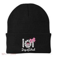 Happy 101 Days Of School Funny Student Teacher Beanie thumb 0