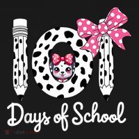 Happy 101 Days Of School Funny Student Teacher Mousepad thumb 1