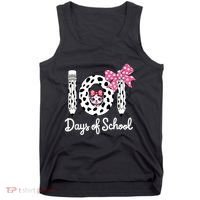 Happy 101 Days Of School Funny Student Teacher Tank Top thumb 0