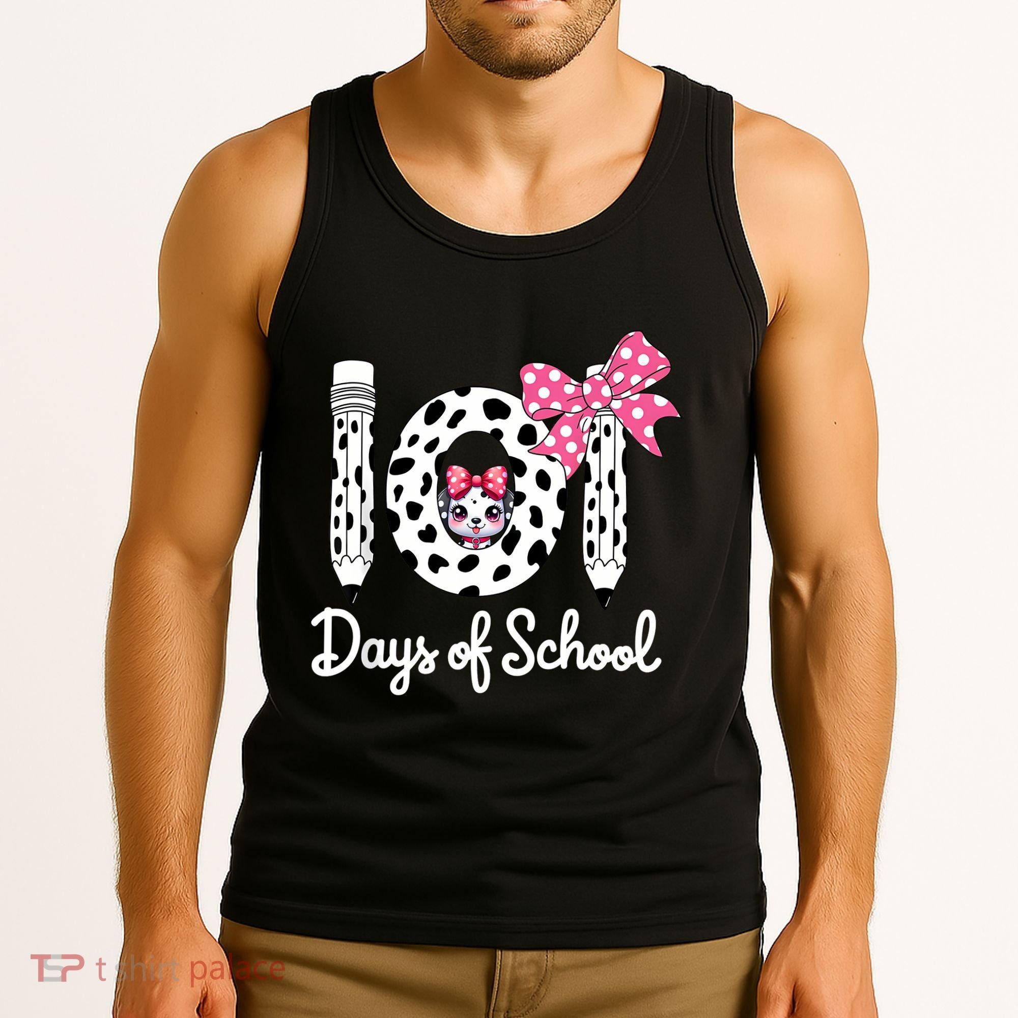 Happy 101 Days Of School Funny Student Teacher Tank Top