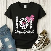 Happy 101 Days Of School Funny Student Teacher Women's T-Shirt thumb 3