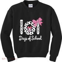 Happy 101 Days Of School Funny Student Teacher Kids Sweatshirt thumb 0
