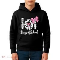 Happy 101 Days Of School Funny Student Teacher Kids Hoodie thumb 4
