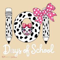 Happy 101 Days Of School Funny Student Teacher Apron thumb 3