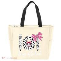 Happy 101 Days Of School Funny Student Teacher Tote Bag thumb 0