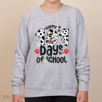 Happy 101 Days Of School Dog Women's Sweatshirt thumb 0
