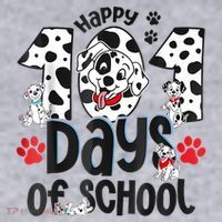 Happy 101 Days Of School Dog Women's Sweatshirt thumb 2