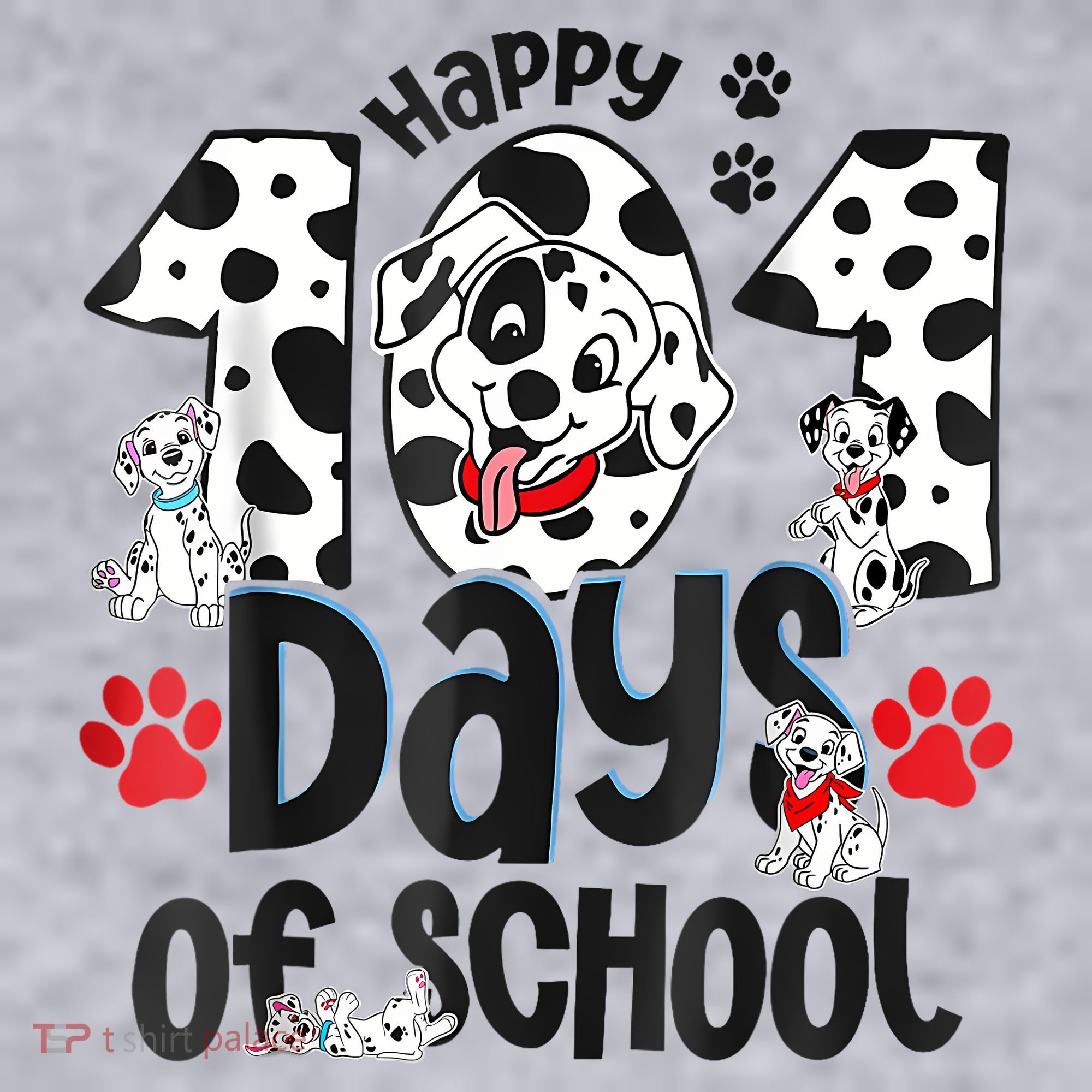 Happy 101 Days Of School Dog Women's Sweatshirt