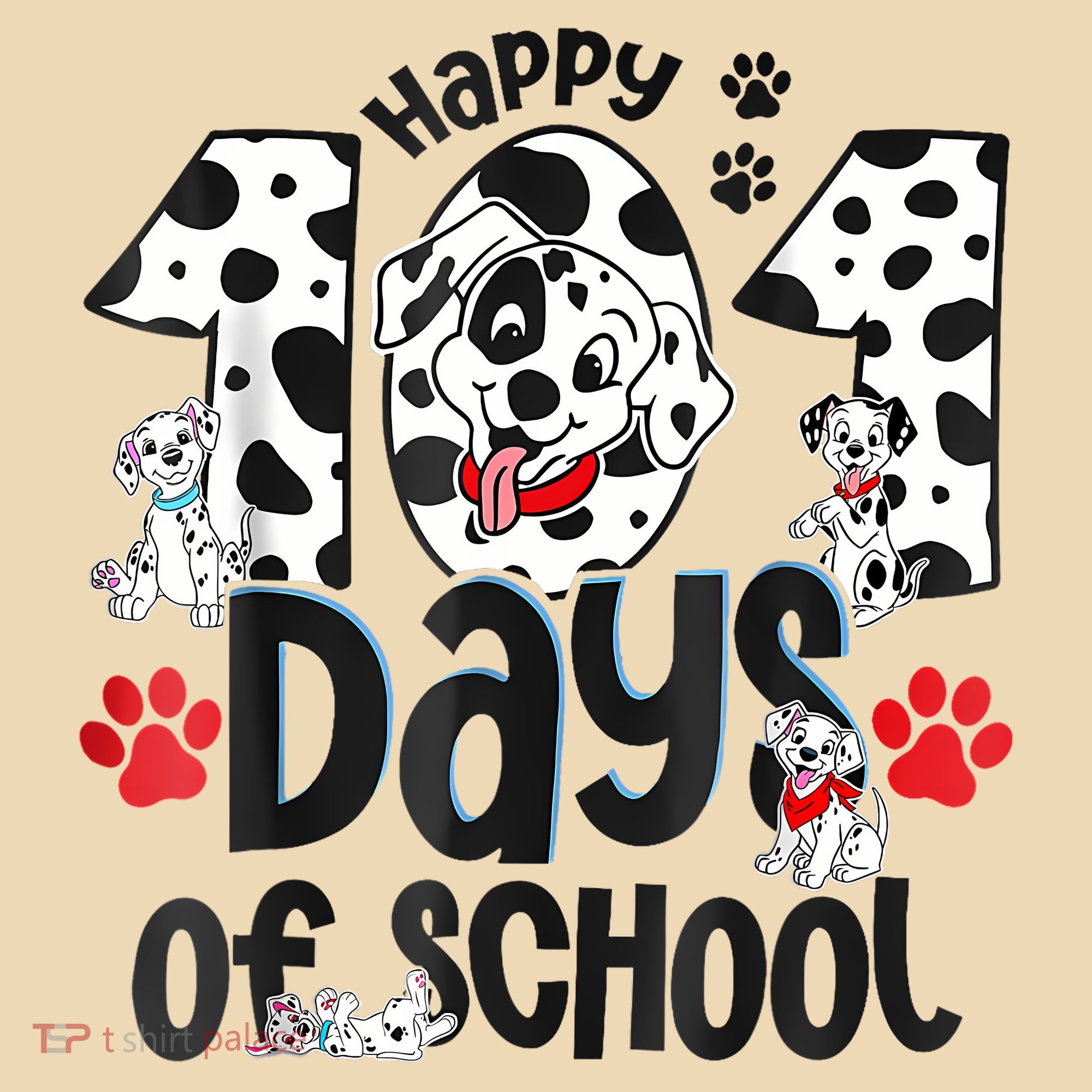 Happy 101 Days Of School Dog Tote Bag
