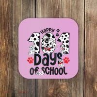 Happy 101 Days Of School Dog Coaster thumb 0