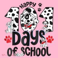 Happy 101 Days Of School Dog Coaster thumb 2