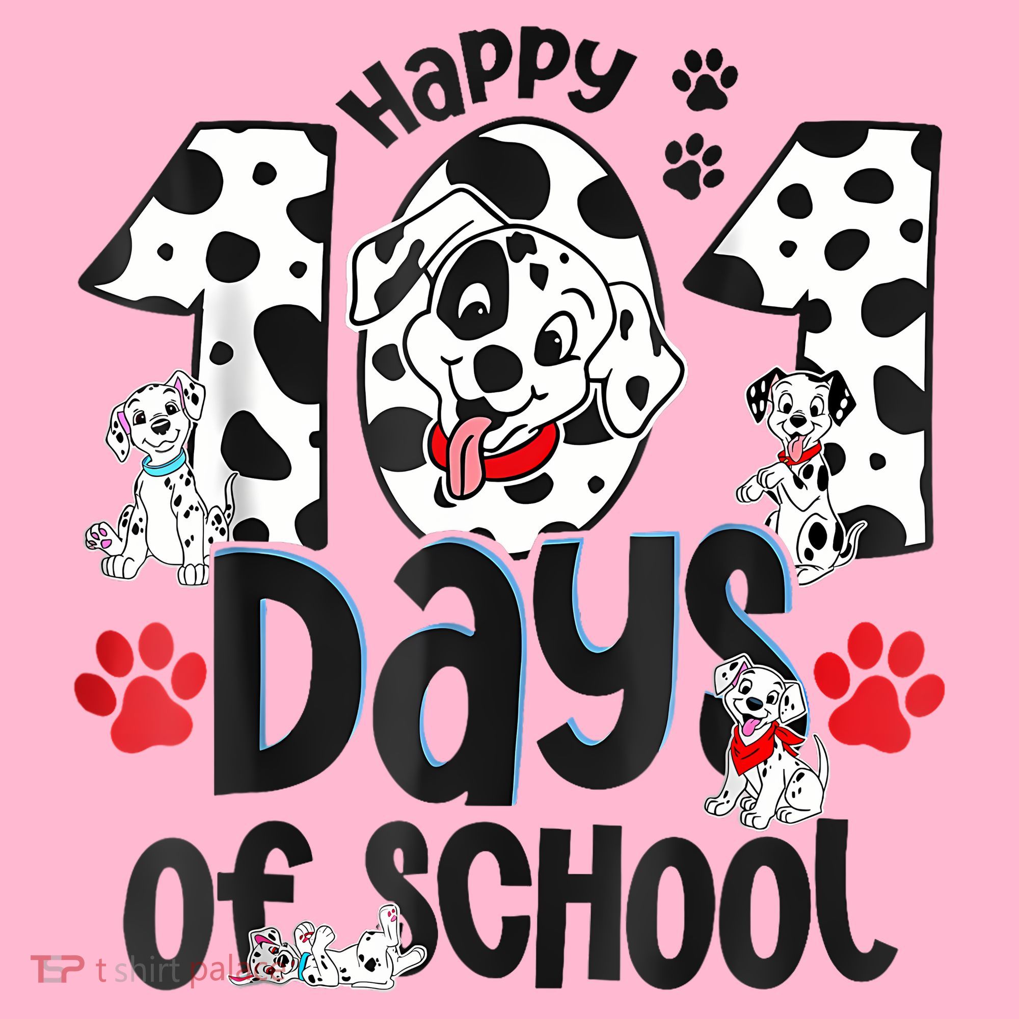 Happy 101 Days Of School Dog Coaster
