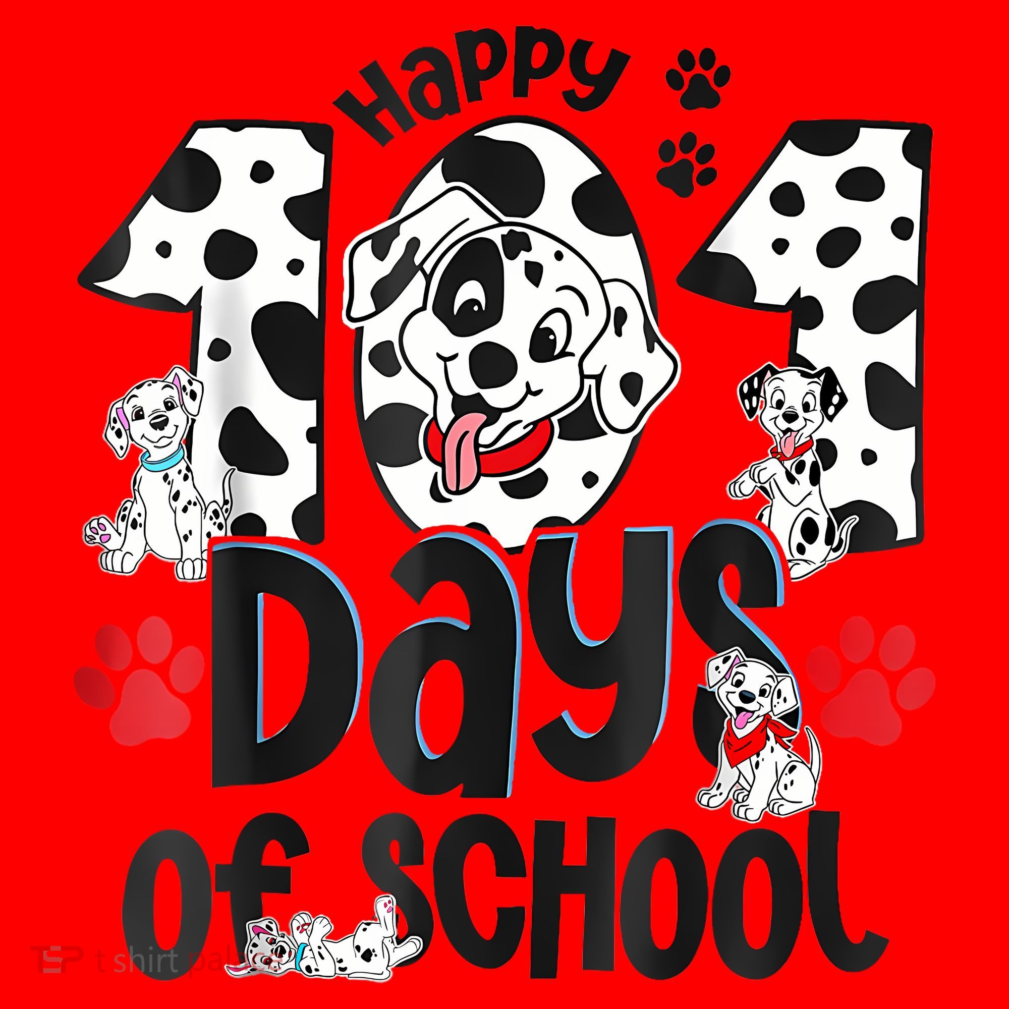 Happy 101 Days Of School Dog Santa Hat