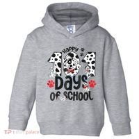 Happy 101 Days Of School Dog Toddler Hoodie thumb 0