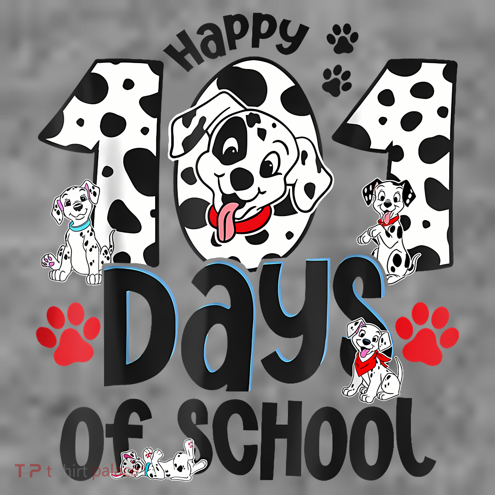 Happy 101 Days Of School Dog Toddler Hoodie