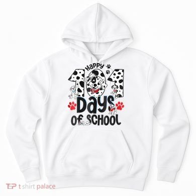 Happy 101 Days Of School Dog Hoodie