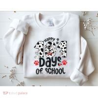 Happy 101 Days Of School Dog Sweatshirt thumb 2