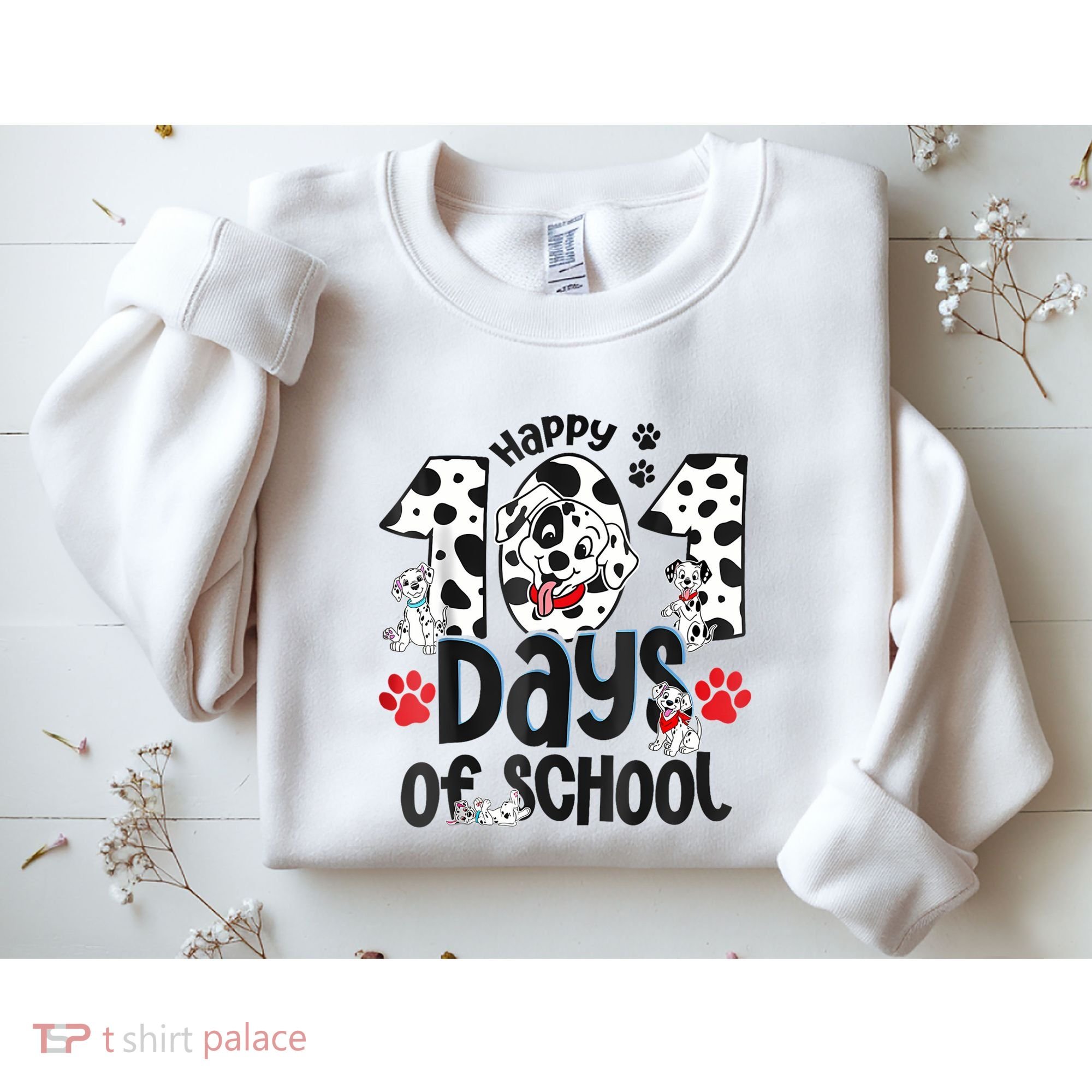 Happy 101 Days Of School Dog Sweatshirt