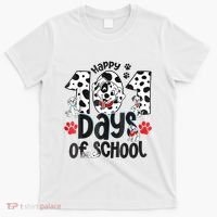Happy 101 Days Of School Dog T-Shirt thumb 0