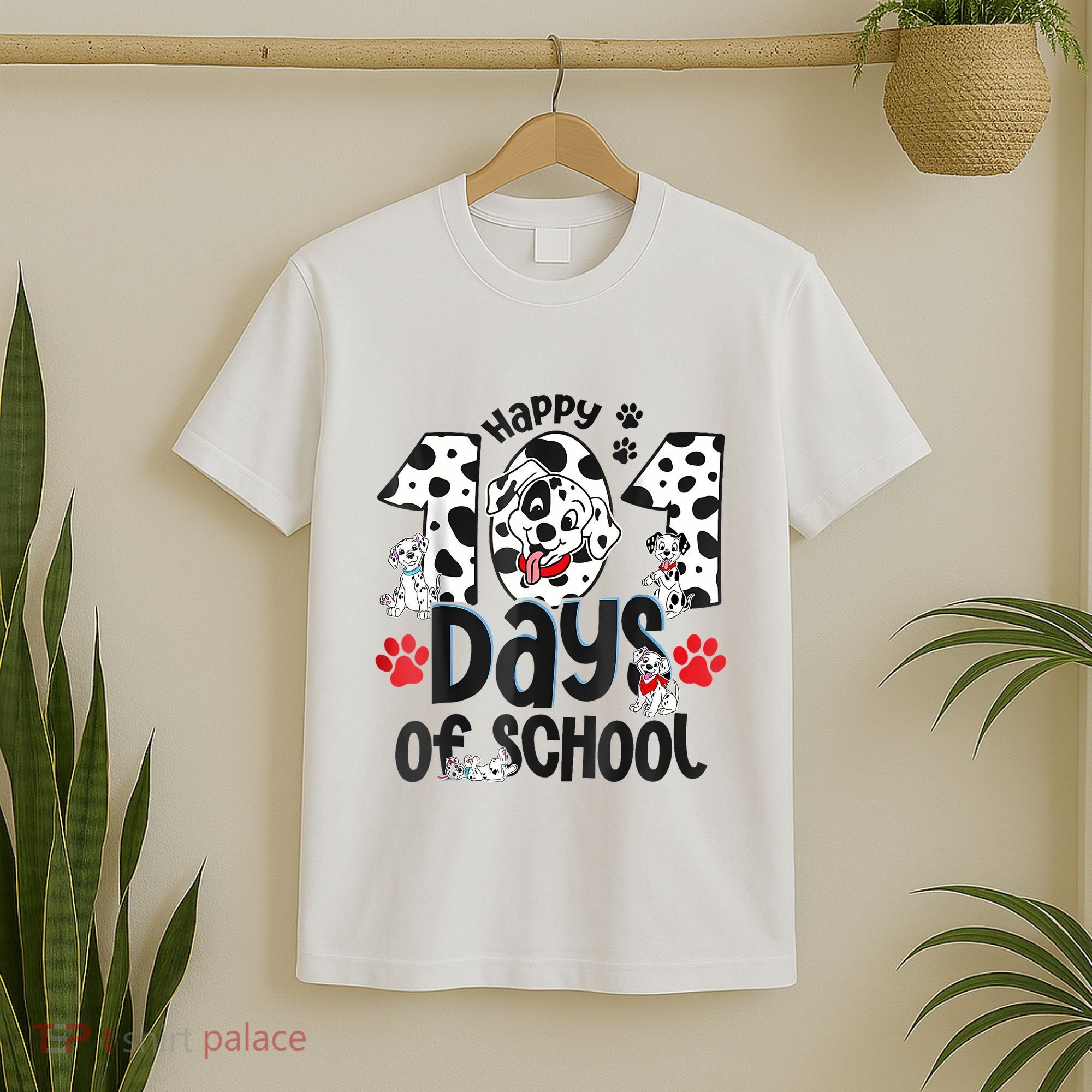 Happy 101 Days Of School Dog T-Shirt