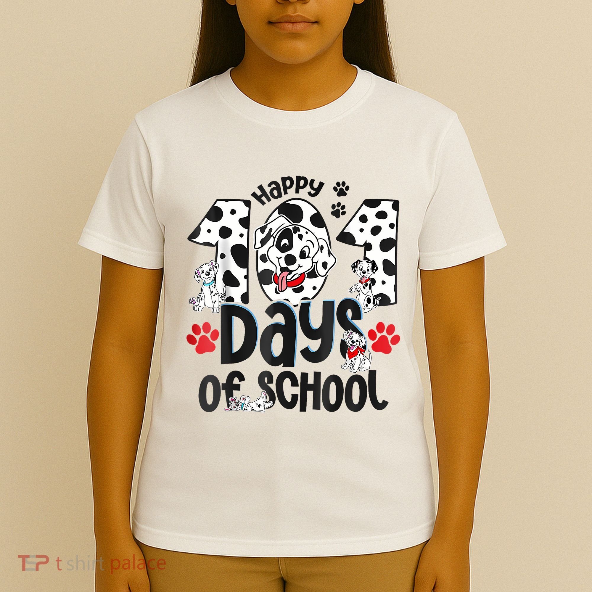 Happy 101 Days Of School Dog T-Shirt