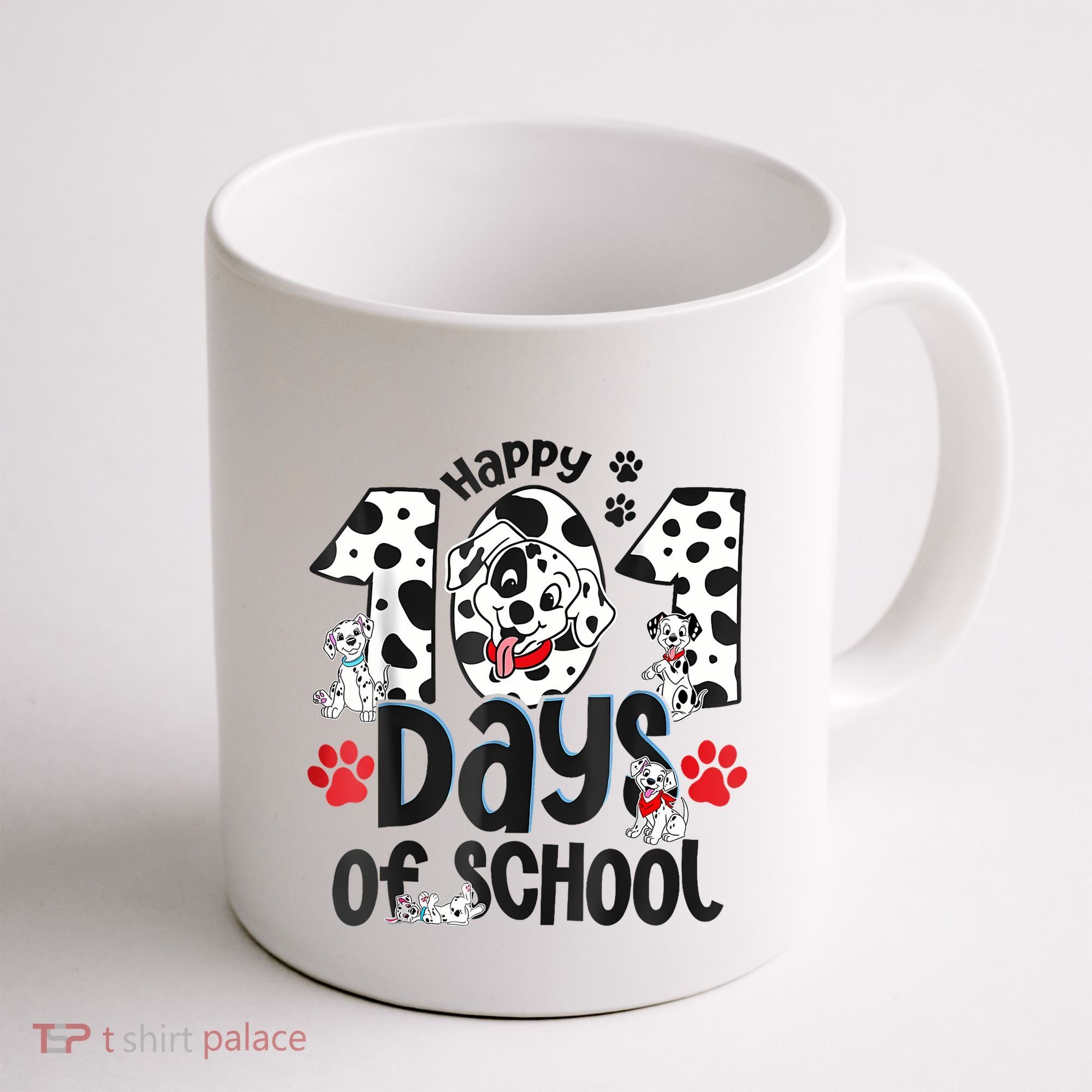 Happy 101 Days Of School Dog Coffee Mug