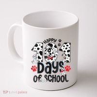 Happy 101 Days Of School Dog Coffee Mug thumb 0