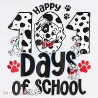 Happy 101 Days Of School Dog Women's Hoodie thumb 2