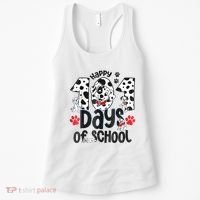 Happy 101 Days Of School Dog Women's Tank Top thumb 0