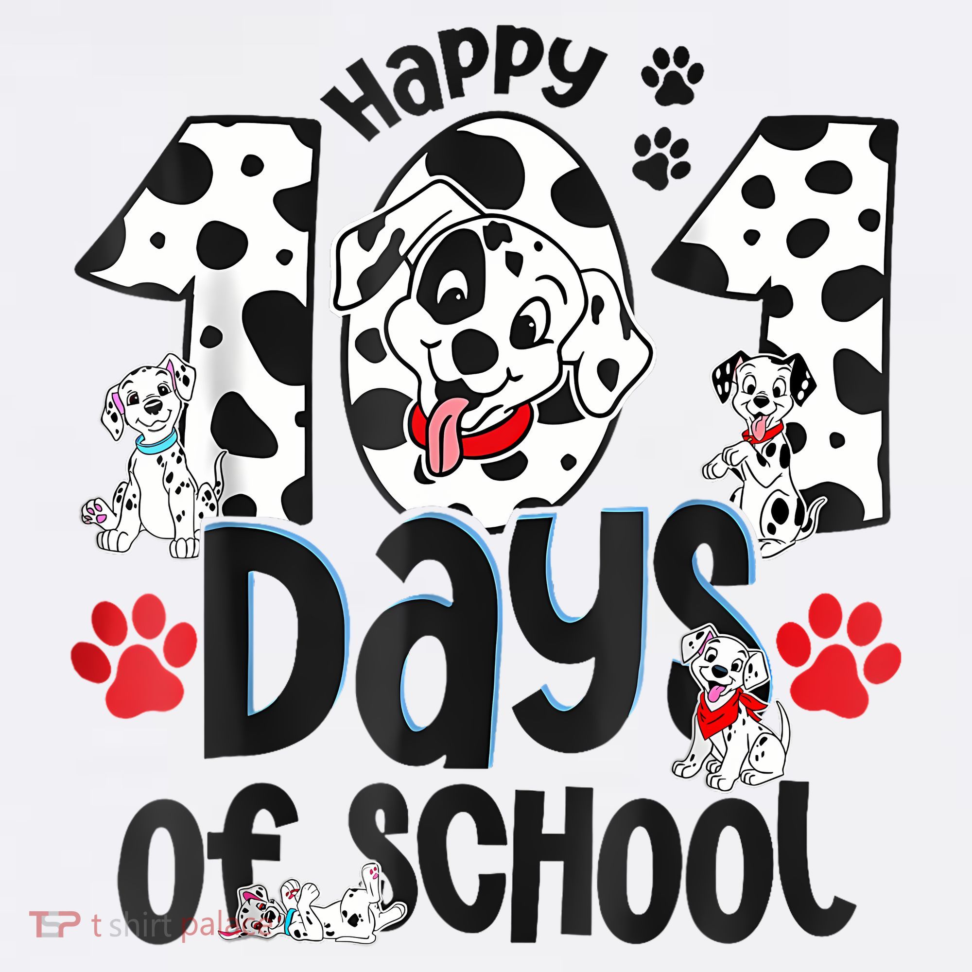 Happy 101 Days Of School Dog Women's Tank Top