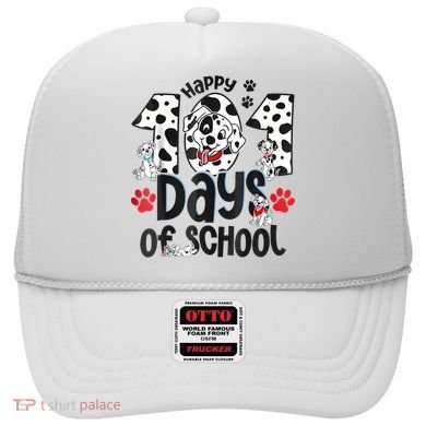 Happy 101 Days Of School Dog Hat