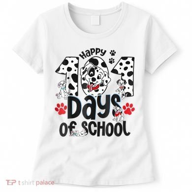 Happy 101 Days Of School Dog Women's T-Shirt
