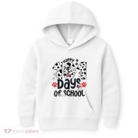 Happy 101 Days Of School Dog Kids Hoodie thumb 0