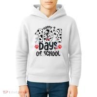 Happy 101 Days Of School Dog Kids Hoodie thumb 4