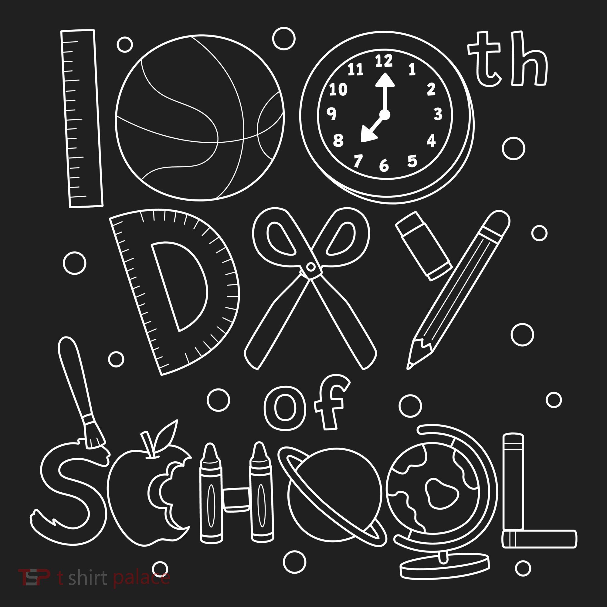 Happy 100th Days Of School Education Beanie
