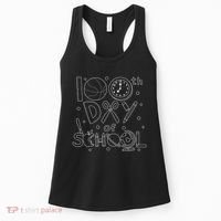 Happy 100th Days Of School Education Women's Tank Top thumb 0