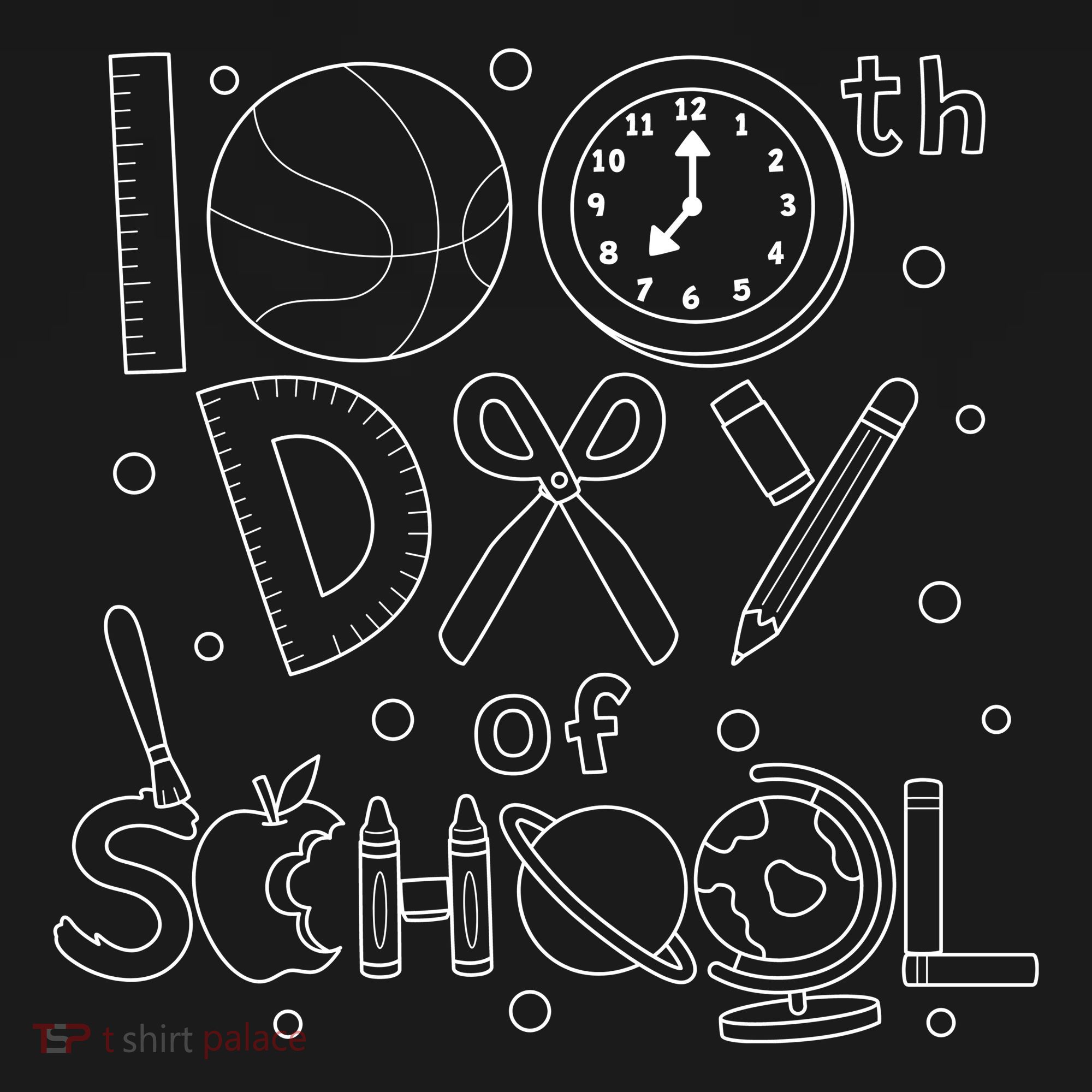 Happy 100th Days Of School Education Women's Tank Top
