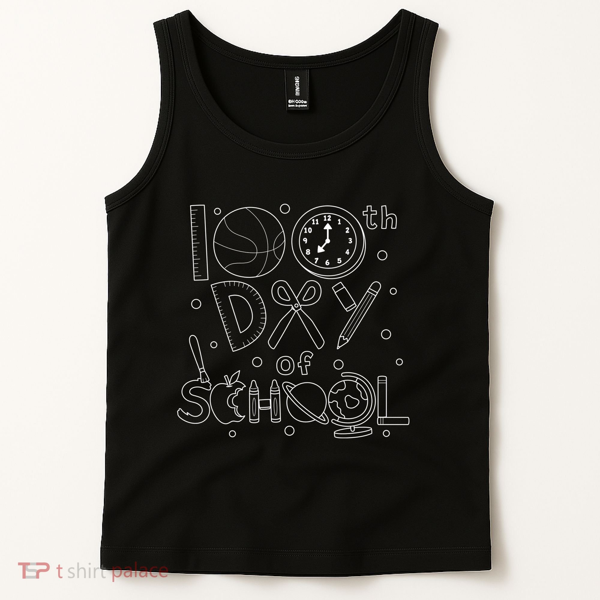 Happy 100th Days Of School Education Tank Top