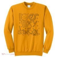 Happy 100th Days Of School Education Sweatshirt thumb 0