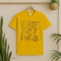 Happy 100th Days Of School Education T-Shirt thumb 2