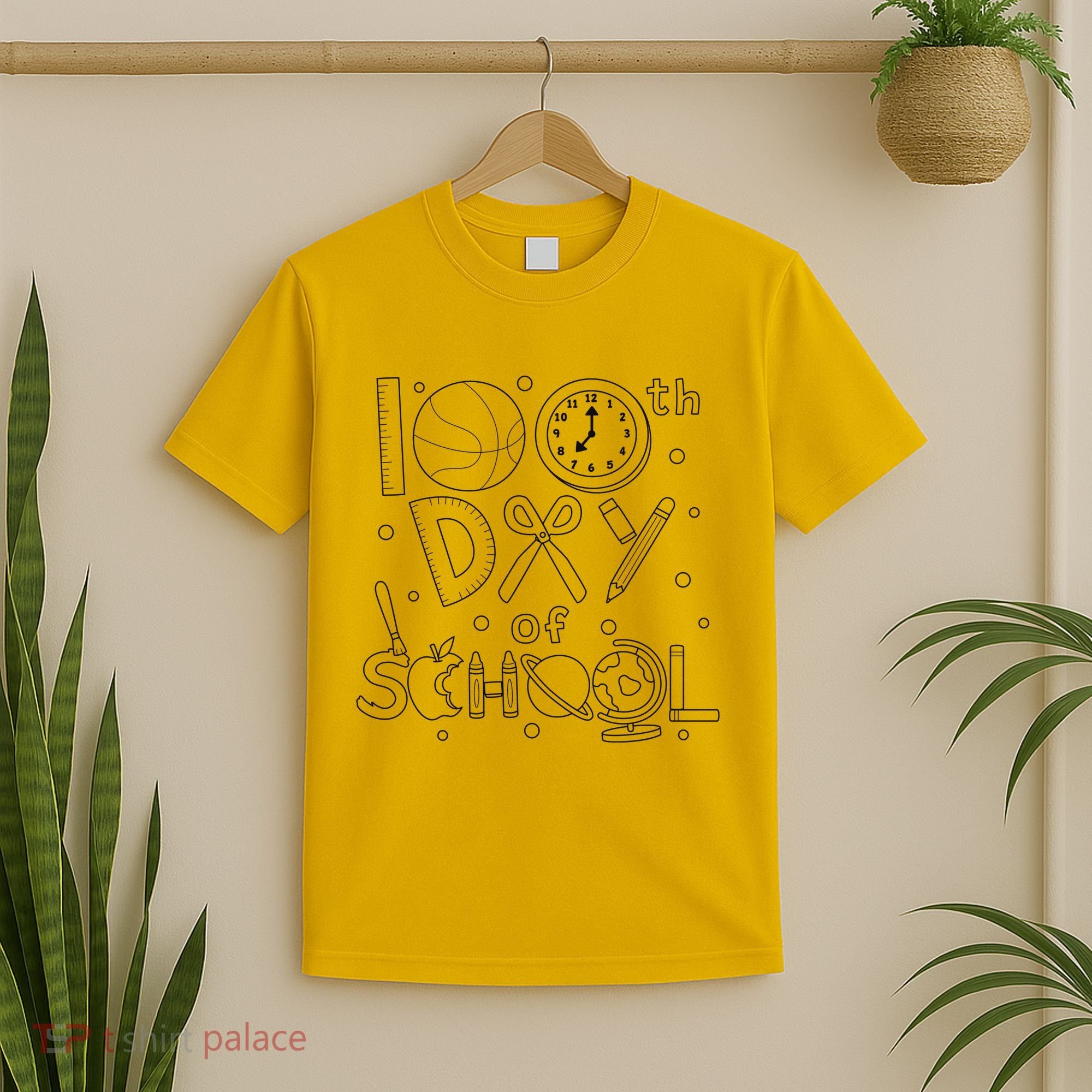 Happy 100th Days Of School Education T-Shirt