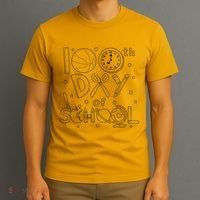 Happy 100th Days Of School Education T-Shirt thumb 3