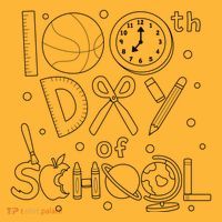 Happy 100th Days Of School Education T-Shirt thumb 7
