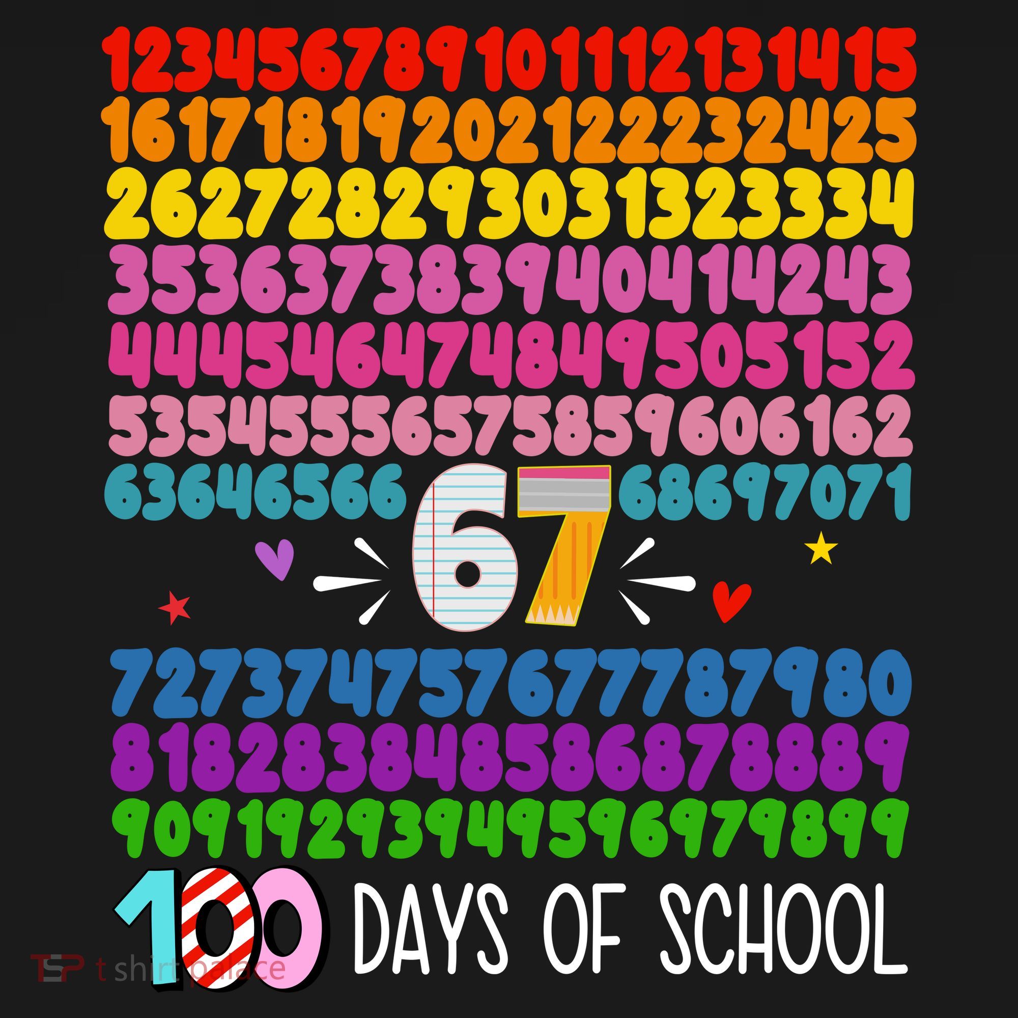 Happy 100 Days Of School Smarter 67 Teacher Students Long Sleeve Shirt
