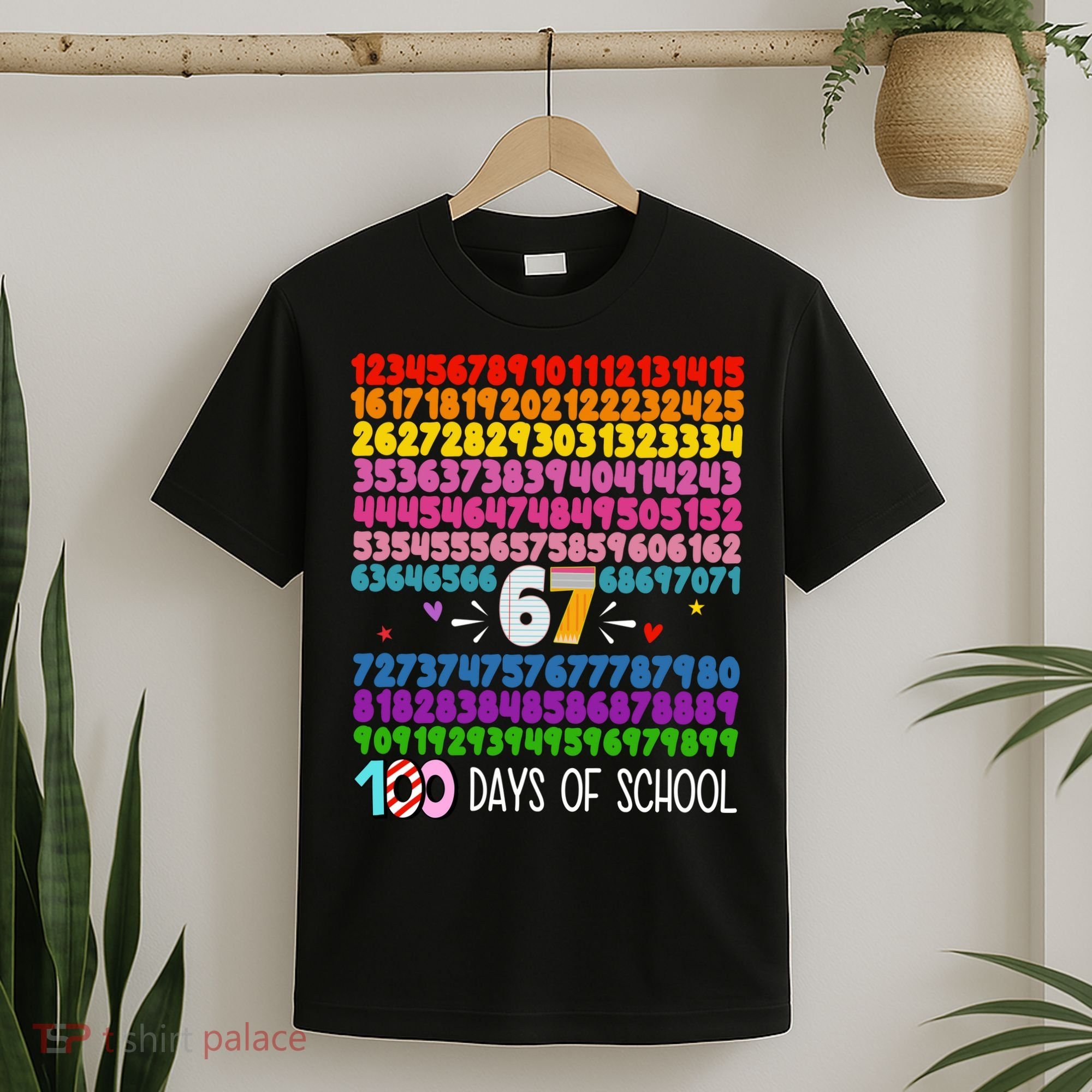 Happy 100 Days Of School Smarter 67 Teacher Students T-Shirt