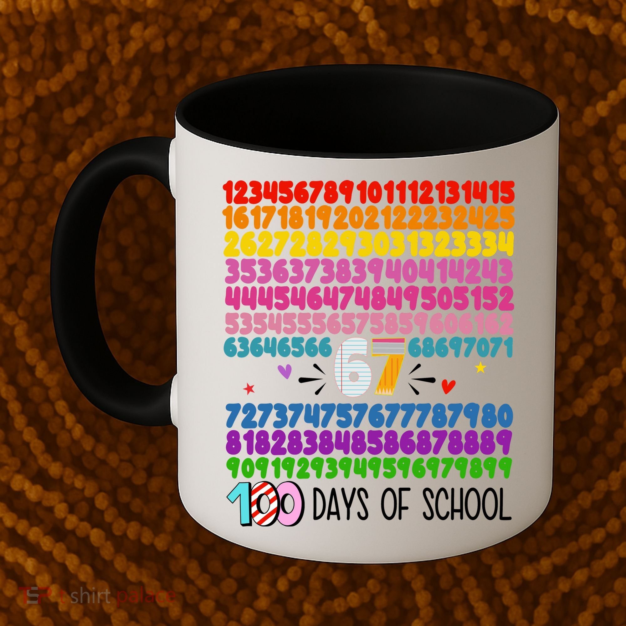 Happy 100 Days Of School Smarter 67 Teacher Students Coffee Mug